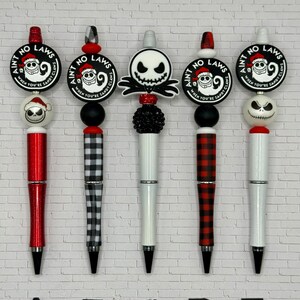 Christmas Character Beaded Pens