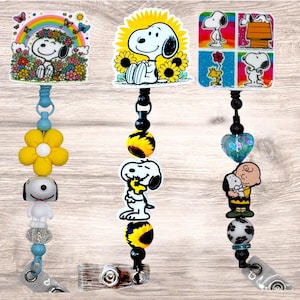 Badge Reels- White Dog