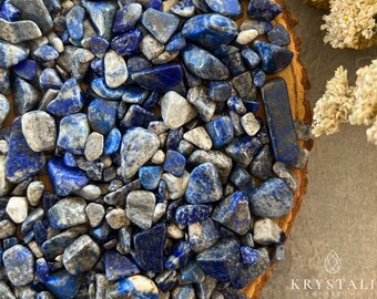 Lapis Lazuli Gemstone Chips | Bulk Mini Crystals (5-12mm)