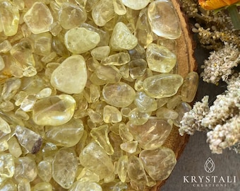 Natural Gemstone Chips Citrine | 5-12 mm Chips | Bulk Mini Gemstones | Gemstone for Prosperity | Premium Grade Chips