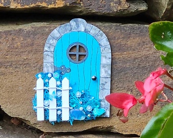 Blue Fairy Door