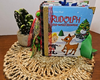 Rudolf Czerwony Nos Renifer Mały Złoty Dziennik Książkowy Junk