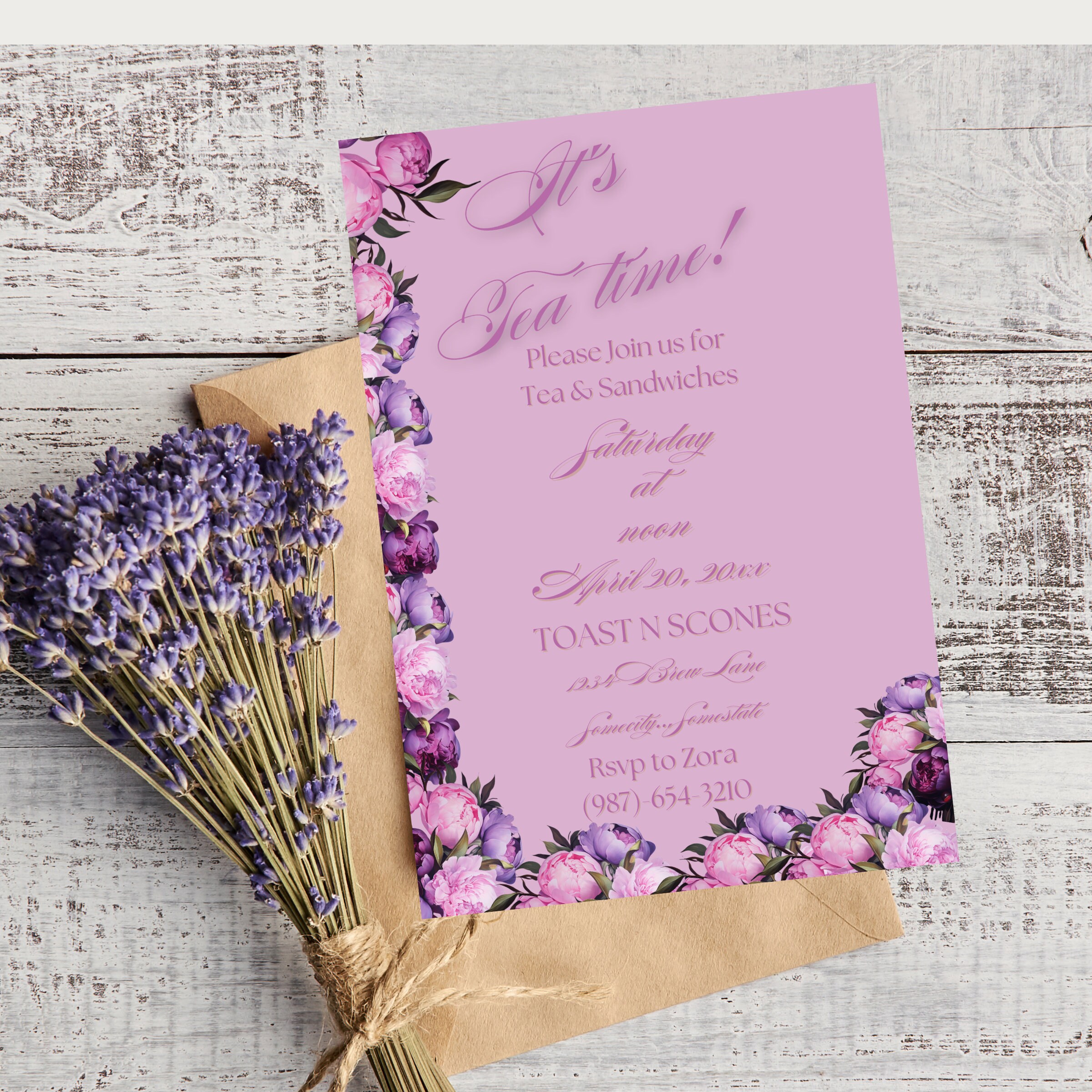 Princess Tea Party Invitation | Pink Gold Princess Castle Invite | Once ...