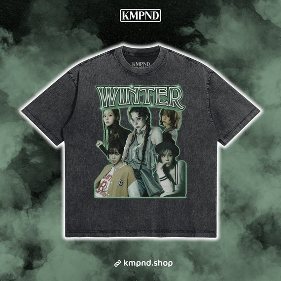 aespa winterビンテージ風 Tシャツ aespa winterビンテージ風 Tシャツ Aespa Winter Vintage Retro