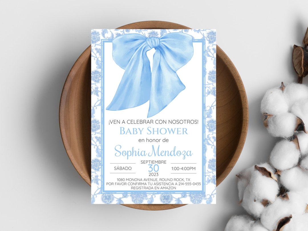 Spanish Baby Shower Invitation in Spanish Es Niño / Baby Etsy