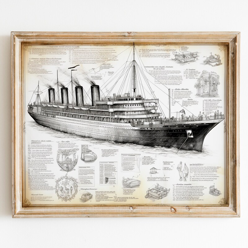 Rms Titanic Poster Etsy — free download