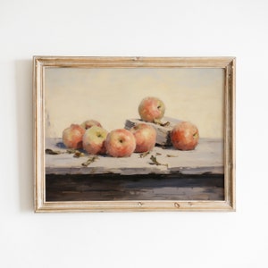 Apples Painting | Impressionist Painting | Original Oil Painting Wall Art Print | Printable Art | Downloadable Print DIGITAL DOWNLOAD #137