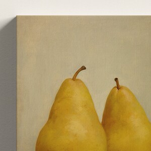 Vintage Still Life Painting, Impressionist Art, Pear Fruit, Home Decor, Wall Art, Still Life with Pears, Home Decor, DIGITAL DOWNLOAD 184 image 3