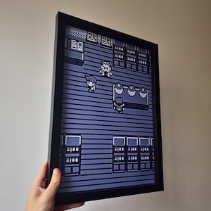 Pokemon Print Bundle Box - Professor Oaks Lab - Pallet Town - Charizard Card