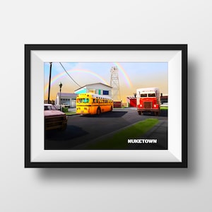 NUKETOWN-kunstpostercadeau - Call Of Duty-kaartkunst