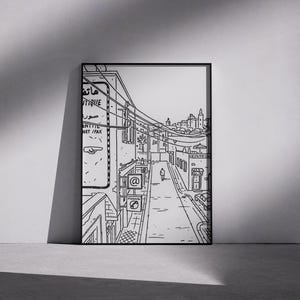 Counter Strike 2 - Dust II - Map Art - Framed Print