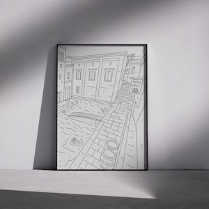 Counter-Strike 2 Inspired Wall Art - Anubis - Map Art - Framed Print - Anubis Map Print - Gamer Gift | CS2 Decor |  Valve Game Map Print