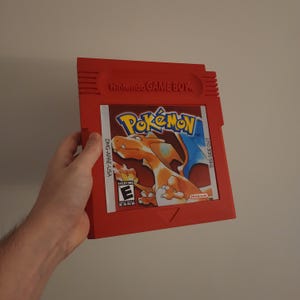 ポケモン レッド/ブルー/イエロー/ゴールド/クリスタル ウォールディスプレイ カートリッジ 3D プリント - XXL サイズ