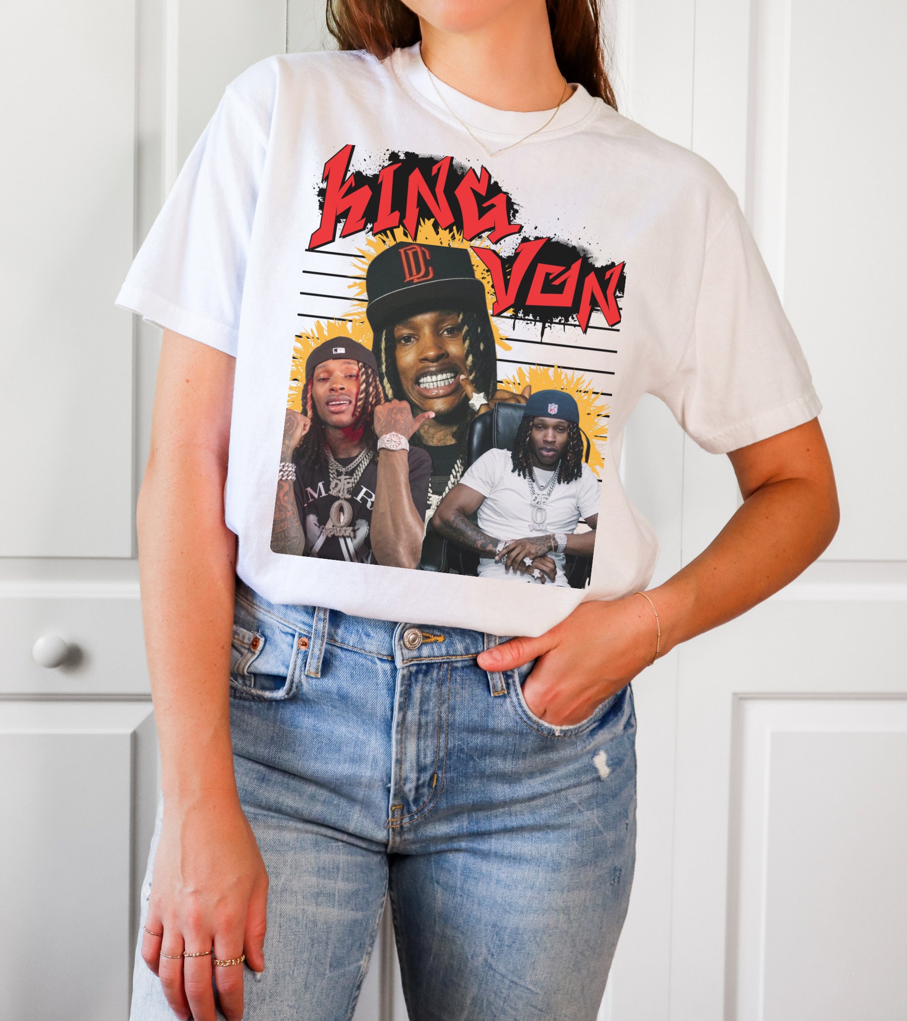 King Von Portrait T-Shirt