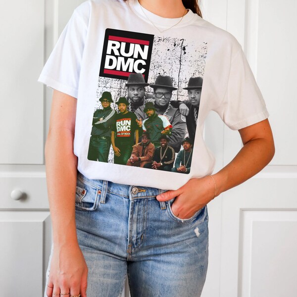 Run DMC Tee | Old School Rap Tee | Iconic Music Shirt | Vintage Rap Tee