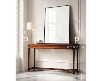 Interior Frame Mockup, Frame Mockup, Gold Frame Mockup, Poster Frame Mockup, Print Frame Mockup, Modern Frame Mockup, DIN A , Queen