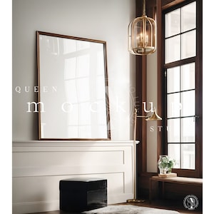 Interior Frame Mockup, Frame Mockup, Black Frame Mockup, Poster Frame Mockup, Print Frame Mockup, Modern Frame Mockup, DIN A , Queen