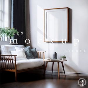 Interior Frame Mockup, Frame Mockup, Wood Mockup Frame, Poster Frame Mockup, Digital Mockup, Rustic Frame Mockup, Iso A Mockup, Queen Mockup