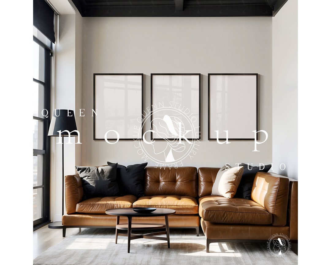 Black Frame Mockup Set: 4x3 Digital Art Template (PSD, JPG) - Etsy
