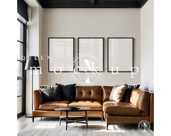 frame mockup, 3 black frame mockup, 4x3  frame mockup, set of three frames, digital frame, 3 frame mock up, photoshop mockup template