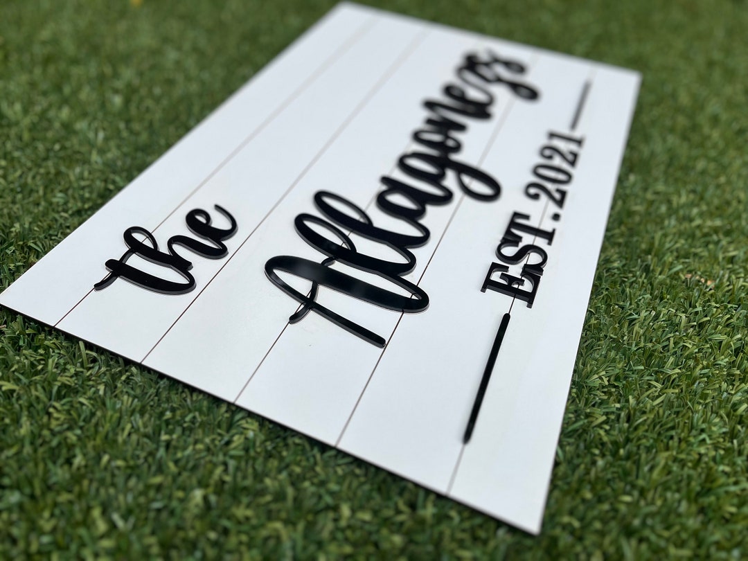 Association Est. Sign Family Last Name Sign,est Sign,established Sign,personalized,pallet ...