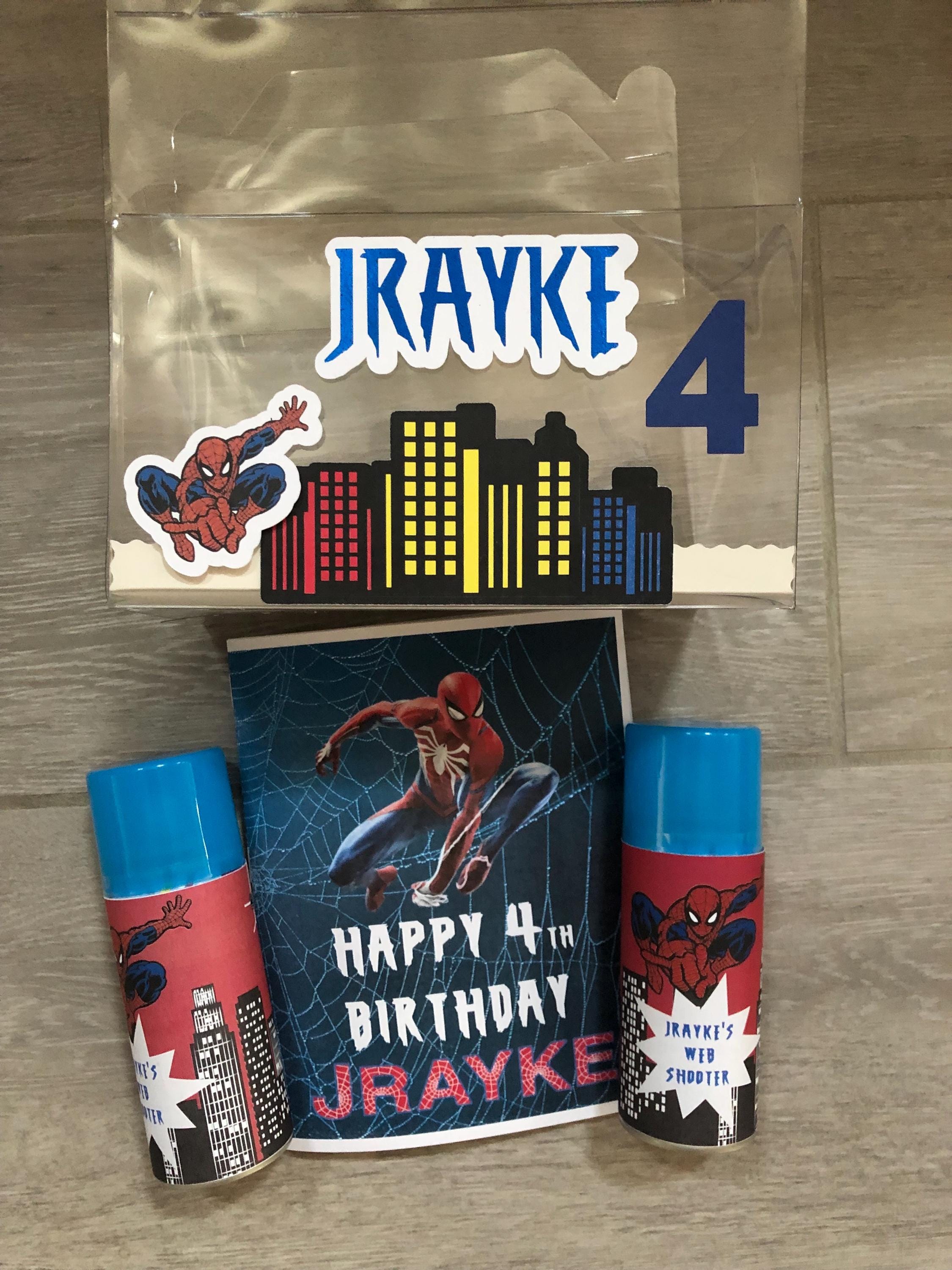 Spiderman Custom Birthday Coloring Book, Custom Favor,personalized ...