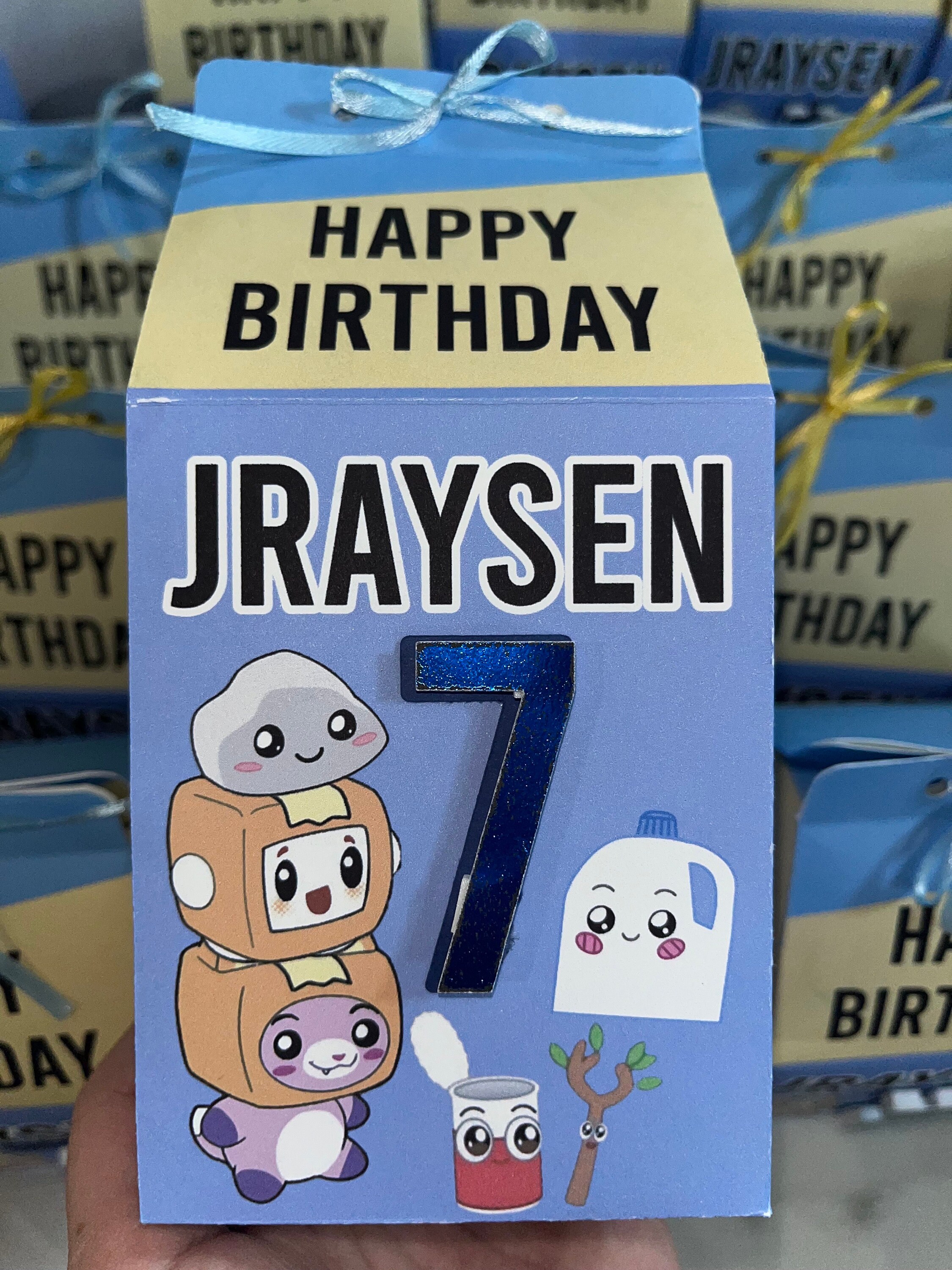 Lankybox Milk Box Favor, Personalized Candy Box, Favor Box, Milk Box Etsy