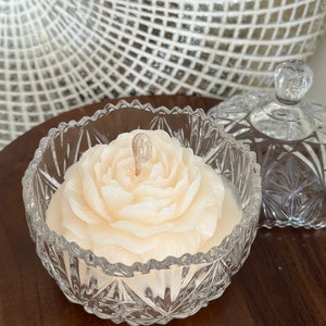 Peony Flower Scented  Candle