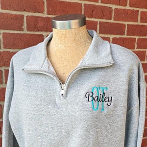 Occupational Therapy Quarter Zip Sweatshirt, OT Pullover Sweatshirt, Occupational Therapy Shirt, Custom Embroidered OT Assistant Pullover