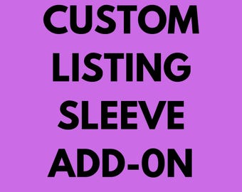 Sleeve Add-On - Embroidery