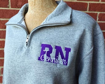 Custom Registered Nurse Sweatshirt, Registered Nurse Gift, LPN Pullover, Licensed Practical Nurses, Medical Assistant, Soft  Medical Apparel