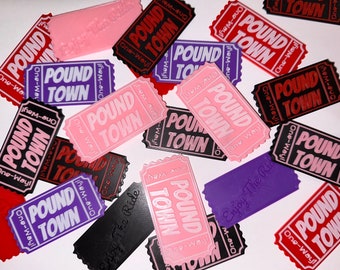 Tickets to Pound Town l Valentines Day Gifts l Gag Gifts | Party Favors