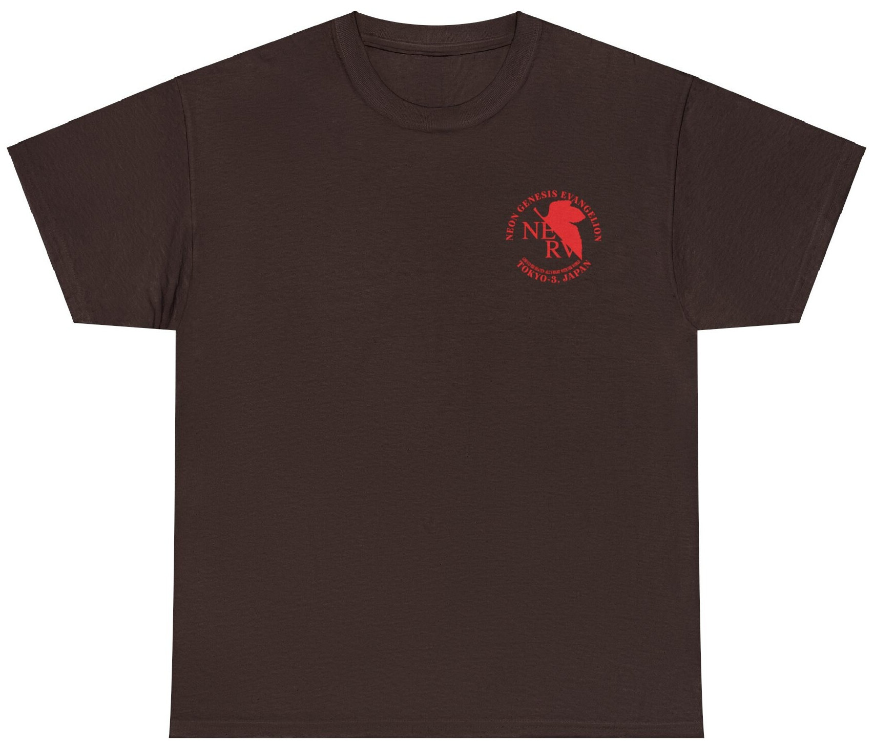 EURO NERV T-Shirt（TRICOLOR） Neon Genesis Evangalion Shirt Nerv Shirt Anime Tshirt Anime