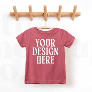 Rouge Rabbit Skins 3321 Toddler Fine Jersey T-Shirt | Short Sleeve Tee Mockup | Rabbit Skins | Toddler Shirt Mockup | Kids Mockup