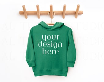 Mockup di felpa con cappuccio Kelly Rabbit Skins 3326 / Felpa con cappuccio in pile per bambini / Mockup di felpa con cappuccio per bambini / Rabbit Skins 3326 / Mockup per bambini