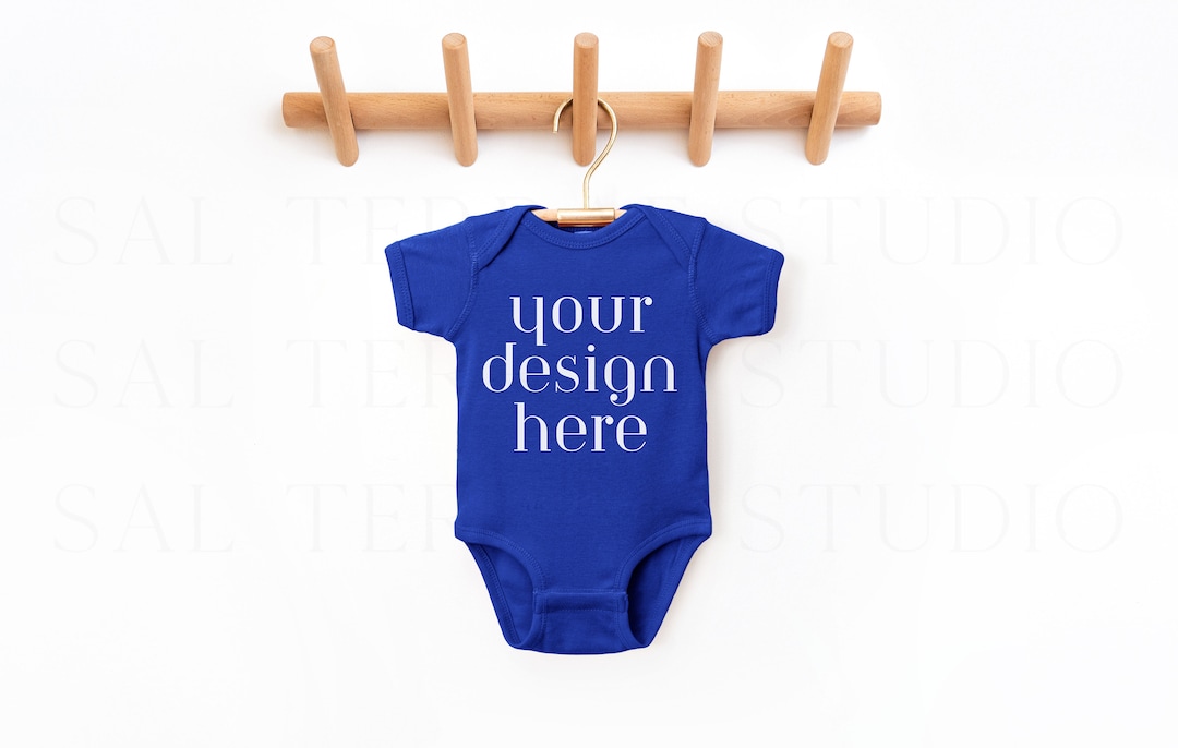 Royal Rabbit Skins Onesie 4400 Mockup Rabbit Skins Baby Mockup Bodysuit