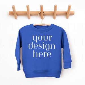 Royal Rabbit Skins 3317 Sweatshirt Mockup | Kids Sweatshirt Mockup | Toddler Sweatshirt Mockup | Toddler Mockup | Rabbit Skins 3317