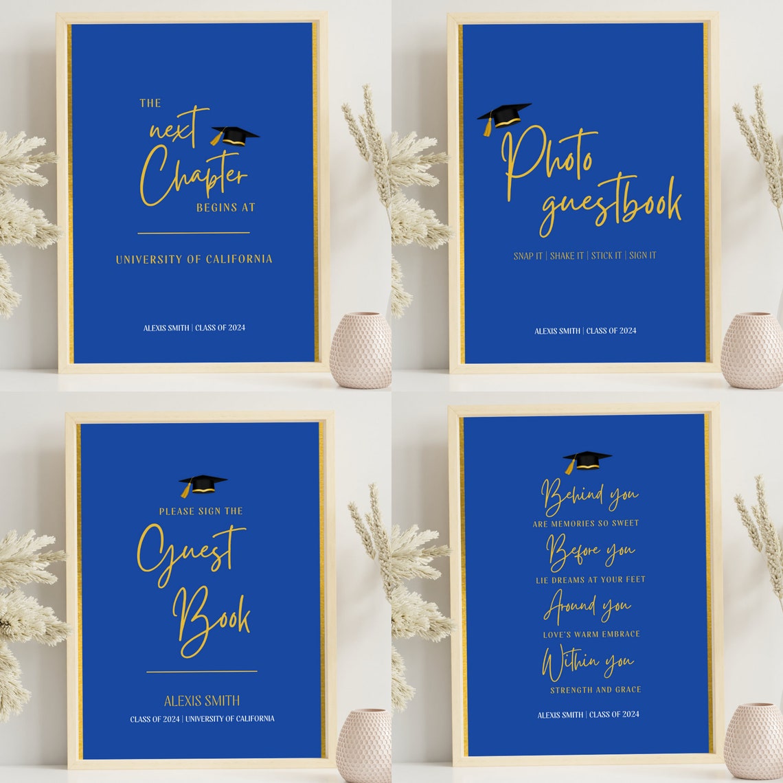 Graduation Party Sign Bundle Printable Graduation Bundle Graduation ...