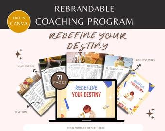 Manual de Coach de Vida: Redefine tu destino, un programa de coaching con marca (71 páginas)