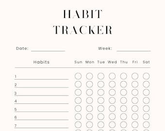 Minimalistische gewoontetracker