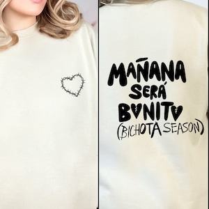 Karol G Mañana Será Bonito Sweatshirt, Bichota Season Sweater, Karol G Heart Top, Karol G Merch, Karol G Sudadera