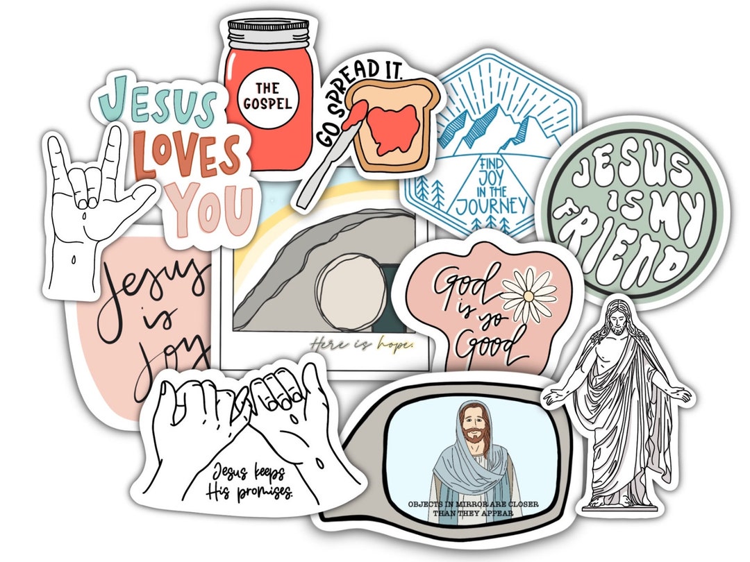 Build Your Own Christian Sticker Pack Jesus Stickers Inspiring Sticker ...