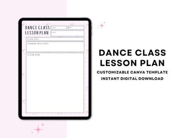 ダンス教室のレッスンプランテンプレート | ダンス教室プランナー | ダンスレッスンプラン | ダンス講師