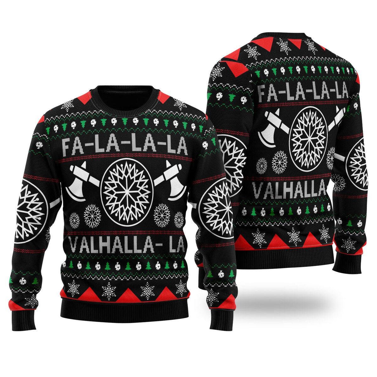 Discover Viking Valhalla Xmas Ugly Christmas Sweater Christmas sweater women funny, Ugly Christmas sweater men funny For Men & Women