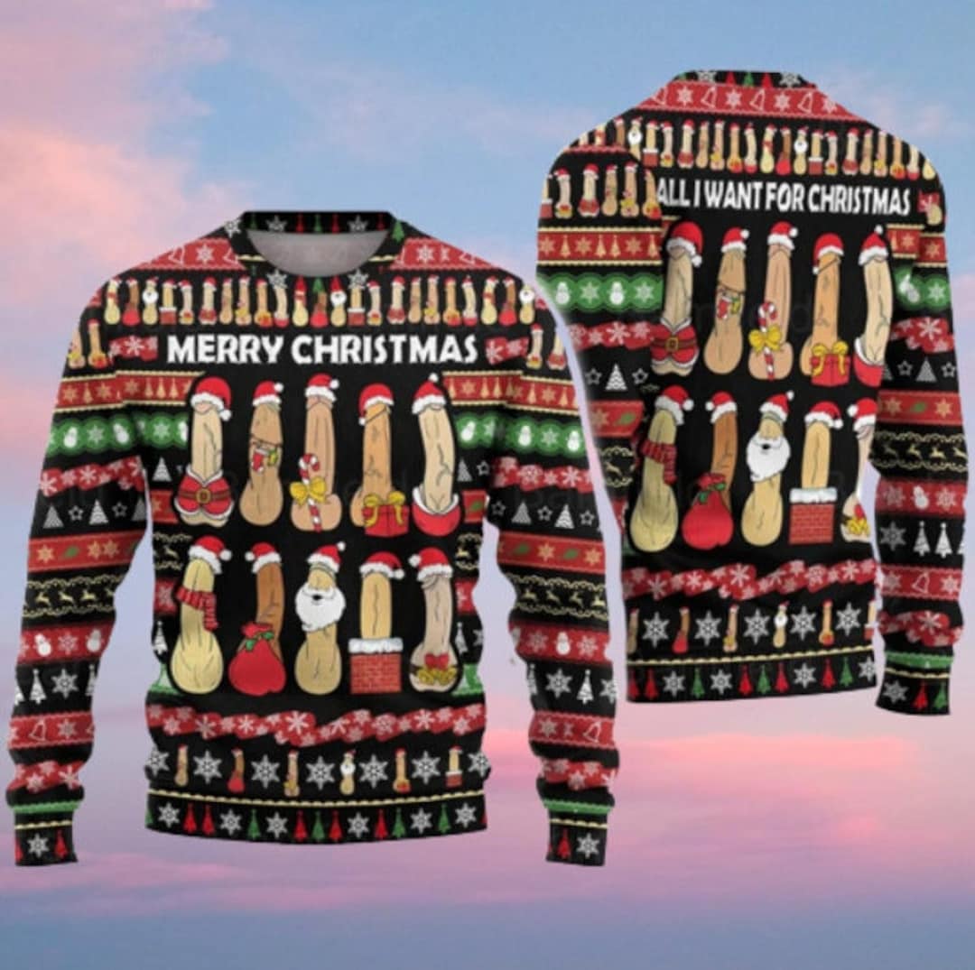 dirty-ugly-christmas-sweater-naughty-christmas-sweatshirt-etsy