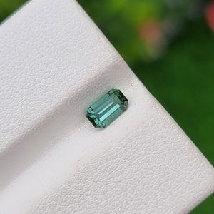 Tourmaline Stone Bluish Green Loupe Clean Natural Loose Faceted Untreated From Afghanistan