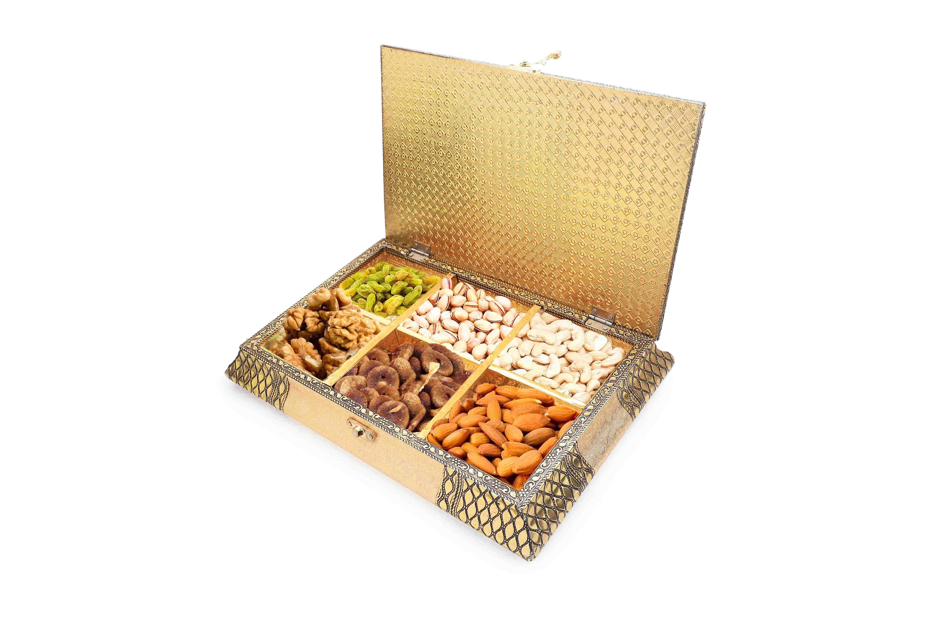 Dry Fruit Box/wooden Dry Fruit Box/sweets Box/oxidized Dry Fruit Box