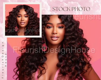 ヘアストックフォト - ストック写真 - AIストックフォト - 美容ストックフォト - ファッションストックフォト - 美容ストックイメージ - ヘアモデル写真