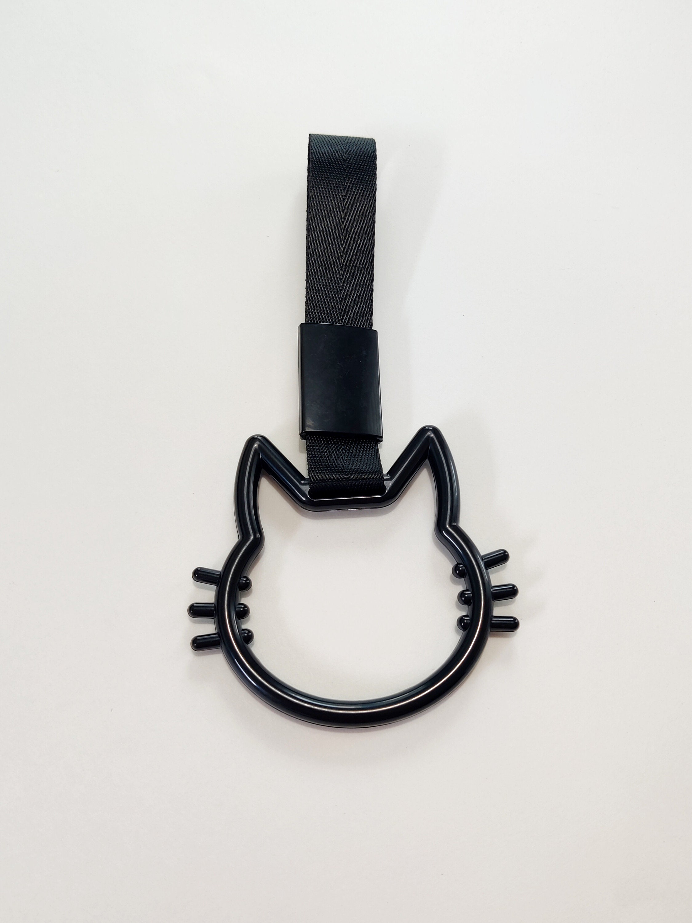 Pink Hello Kitty Cat Tsurikawa JDM Car Ring Kawaii Car Charm Japanese Car Accessory Subway