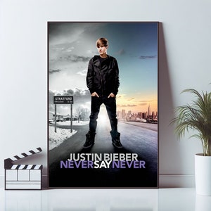 Justin Bieber Minimalist Music Poster – Aesthetic Wall Decor